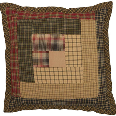 Tea Cabin Patch Pillow 12x12 VHC Brands - The Fox Decor